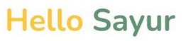 Logo Hello Sayur